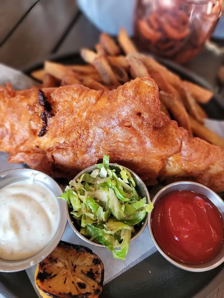 Lemon Caper Fish & Chips