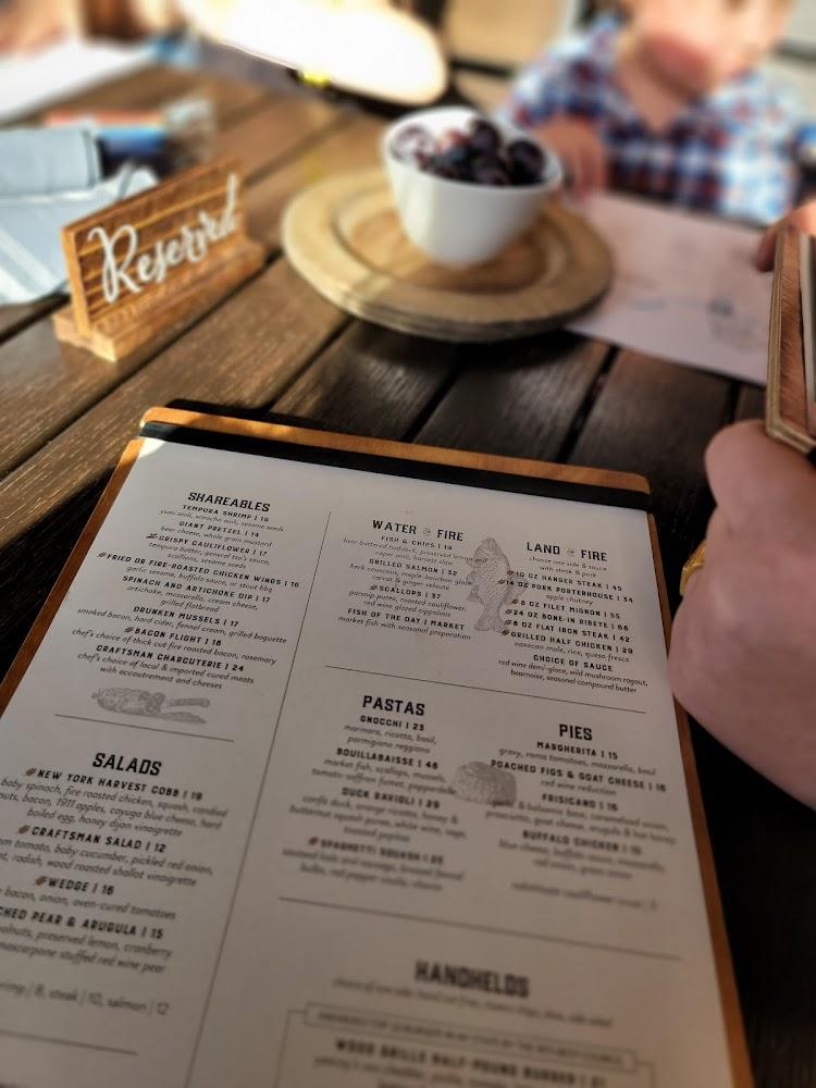 Craftsman Wood Grille & Tap House Menu image 1